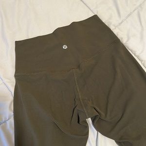 Lululemon align leggings green 21”